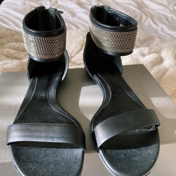 Alexander McQueen Zipper Ankle Sandals - Picture 5 of 7